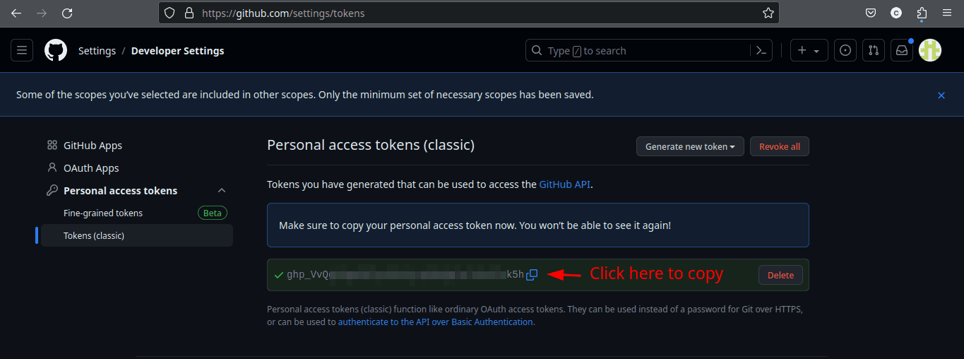 Gh token 5