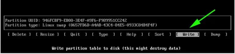 Write option